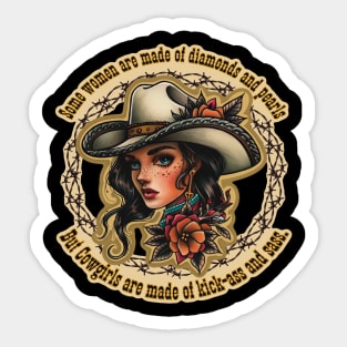 Modern Cowgirl Sassy Vibes Rodeo Queen Sticker